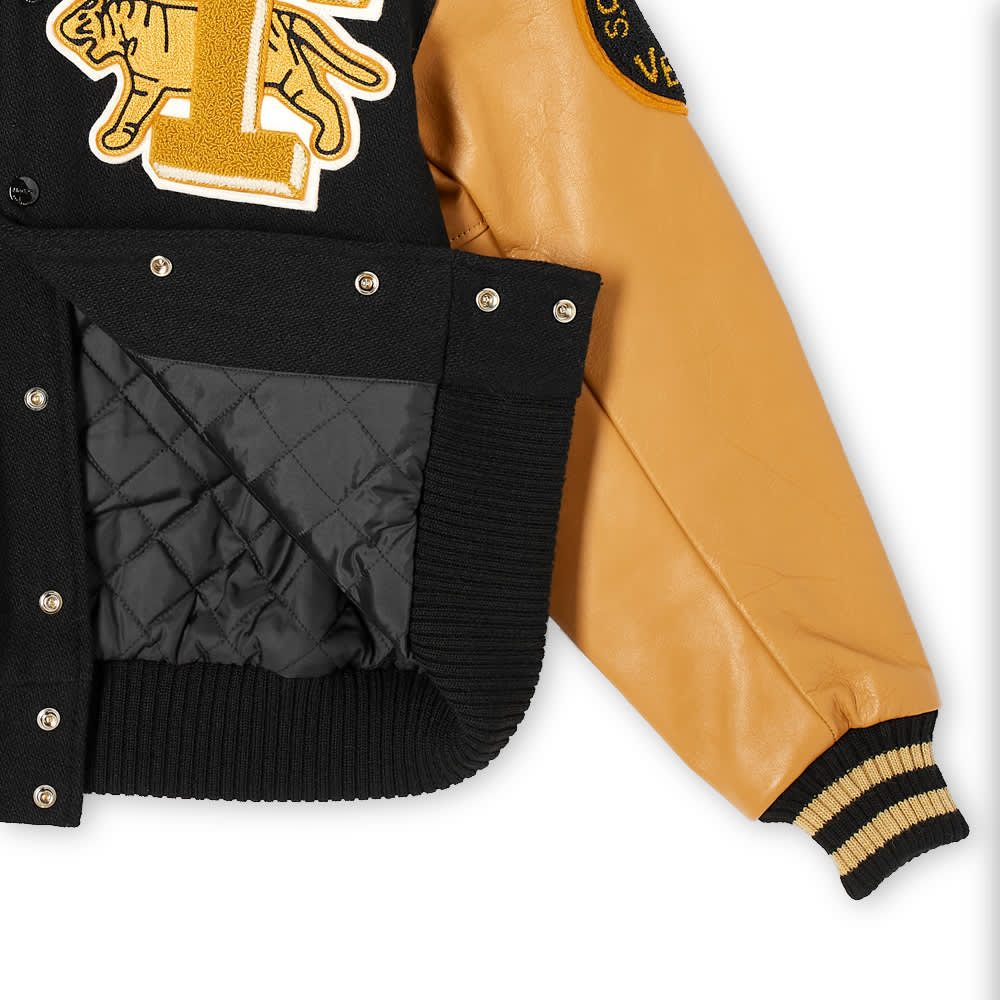 The Real McCoy's Ventura Varsity Jacket Black & Bronze END. (US)