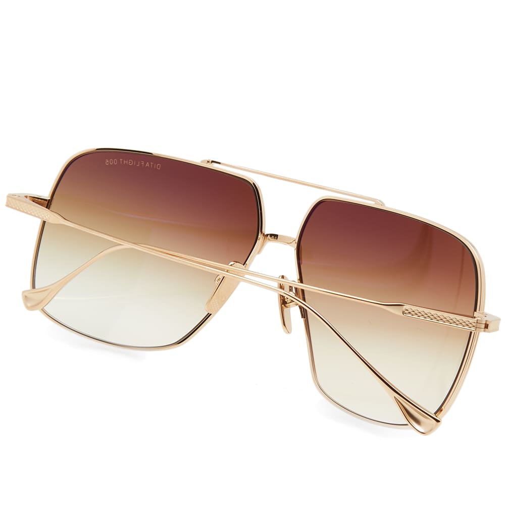 Dita Flight.005 Sunglasses 12K Gold & Dark Brown END.