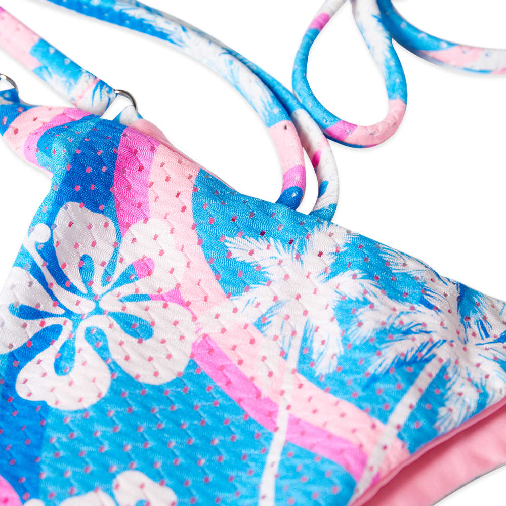 Frankies Bikinis Layla Mesh Bottom Tropic Love END. (CN)