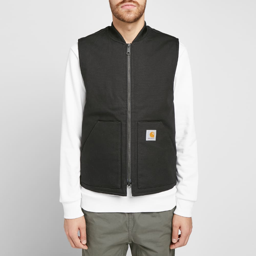 Carhartt WIP Canvas Work Vest Black END. (CN)
