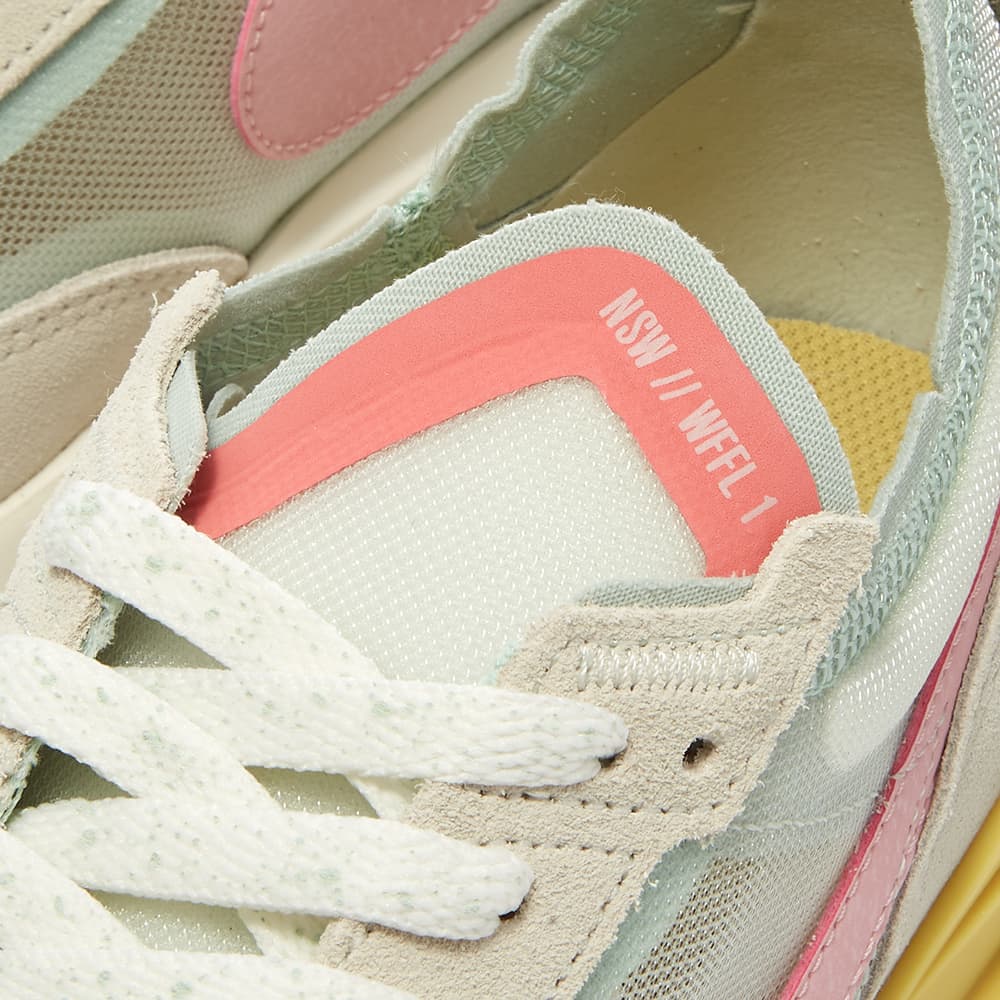 nike waffle one seafoam pink glaze