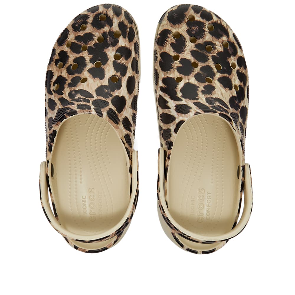 Crocs Classic Platform Animal Clog W Bone & Leopard | END. (CA)