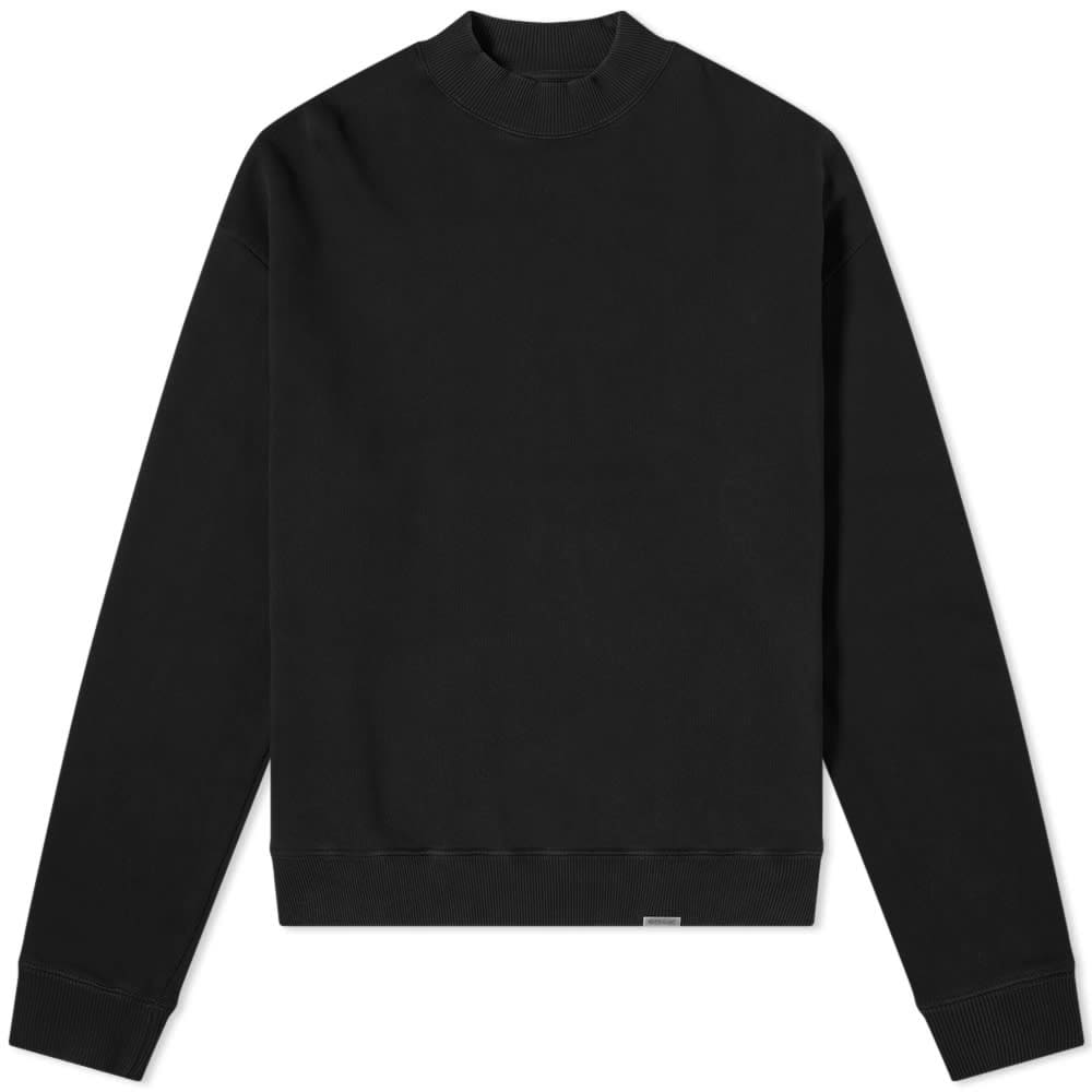 Represent Blank Crew Sweat Jet Black | END.