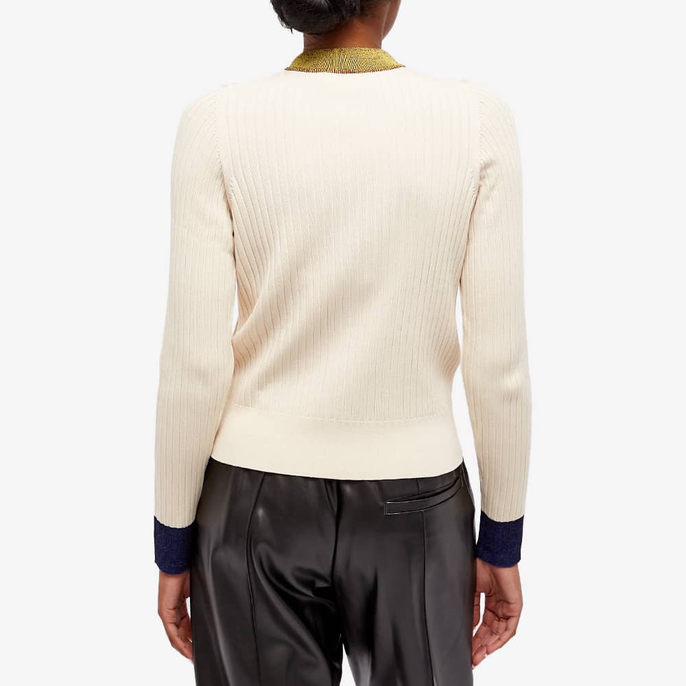 toga pulla check knit long cardigan