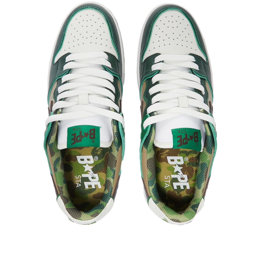 a bathing ape sk8 sta low green