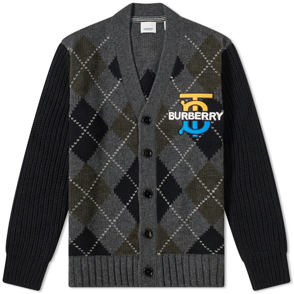 burberry argyle sweater