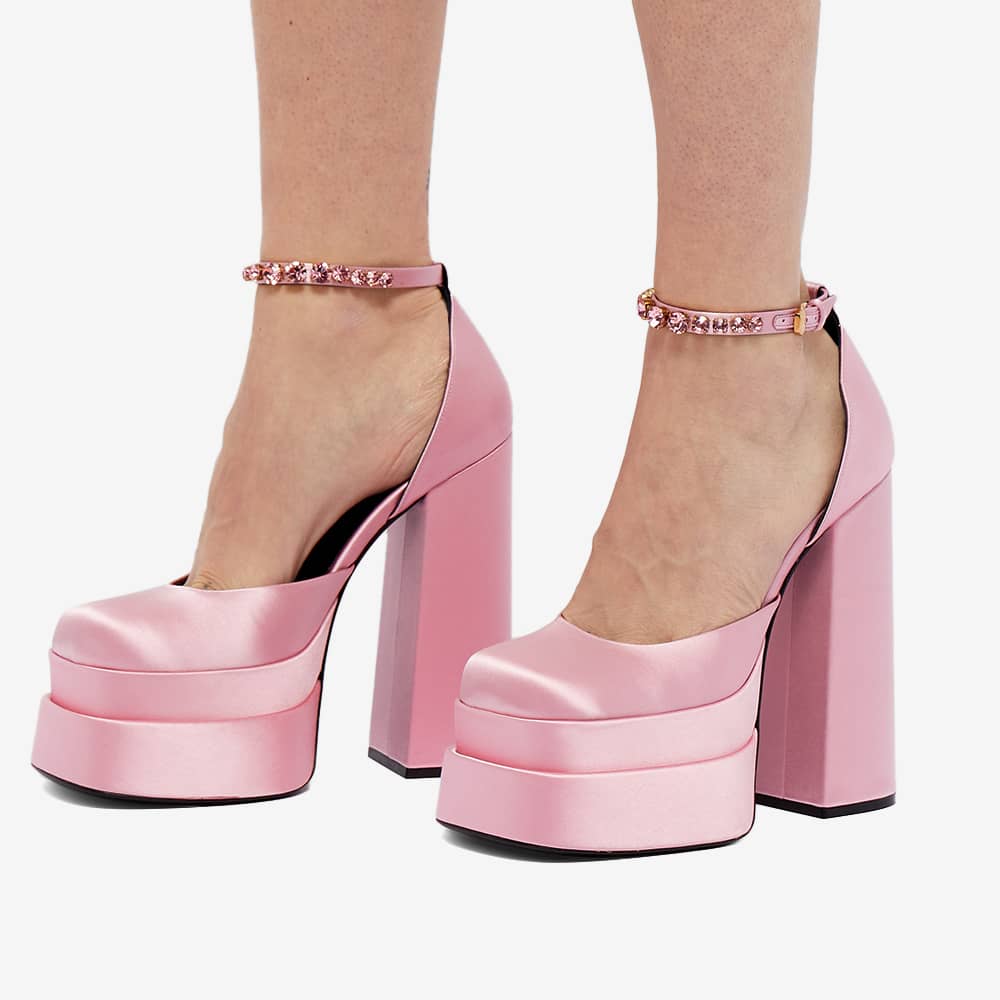 Versace Mary Jane Platform Shoe Pink END. (CA)