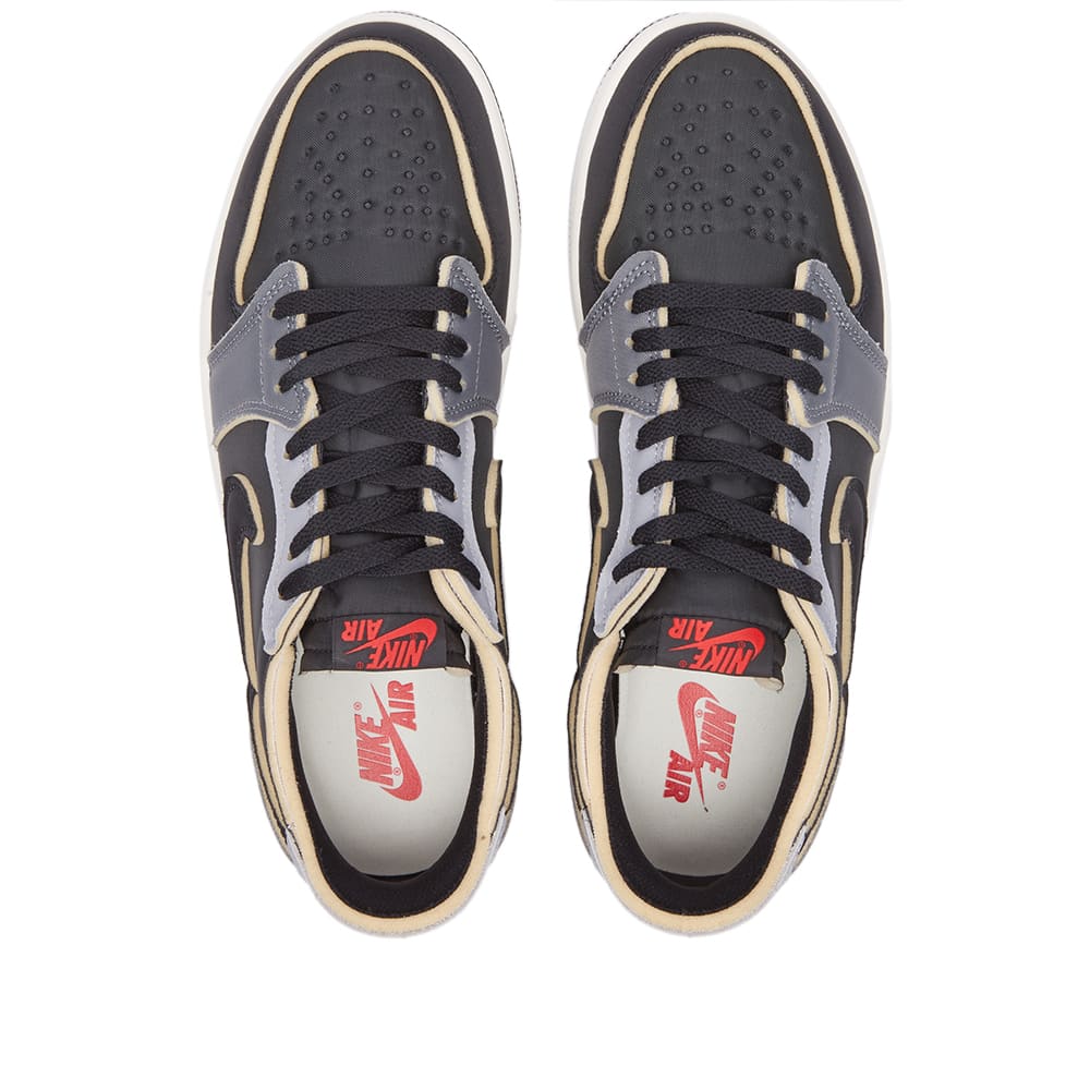 jordan 1 retro low black grey