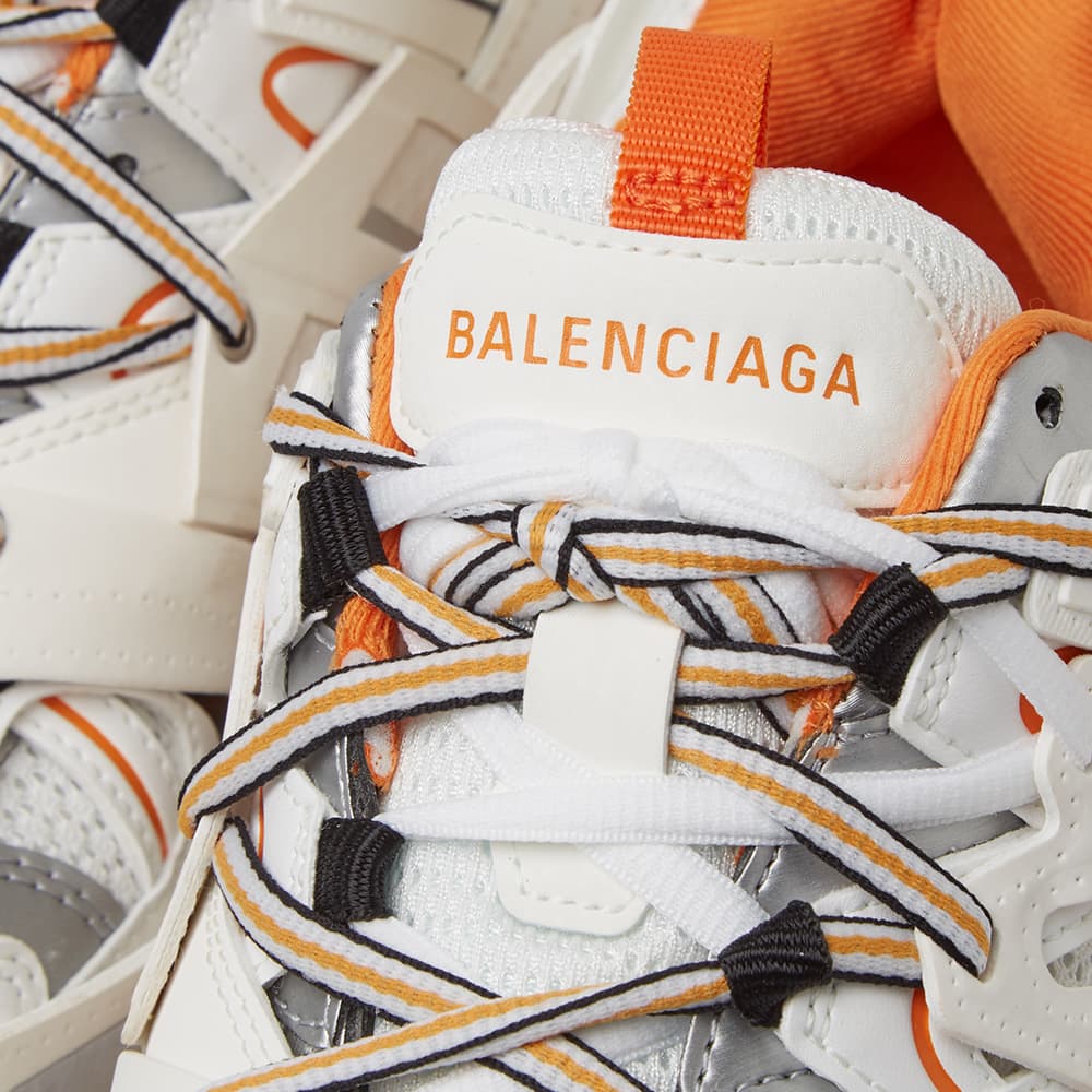 balenciaga white orange track