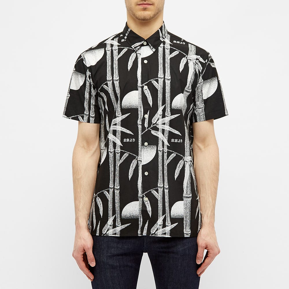 Edwin Short Sleeve Nimes Shirt Black Bamboo Print END. (NL)