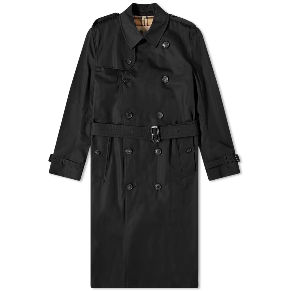 burberry coat black