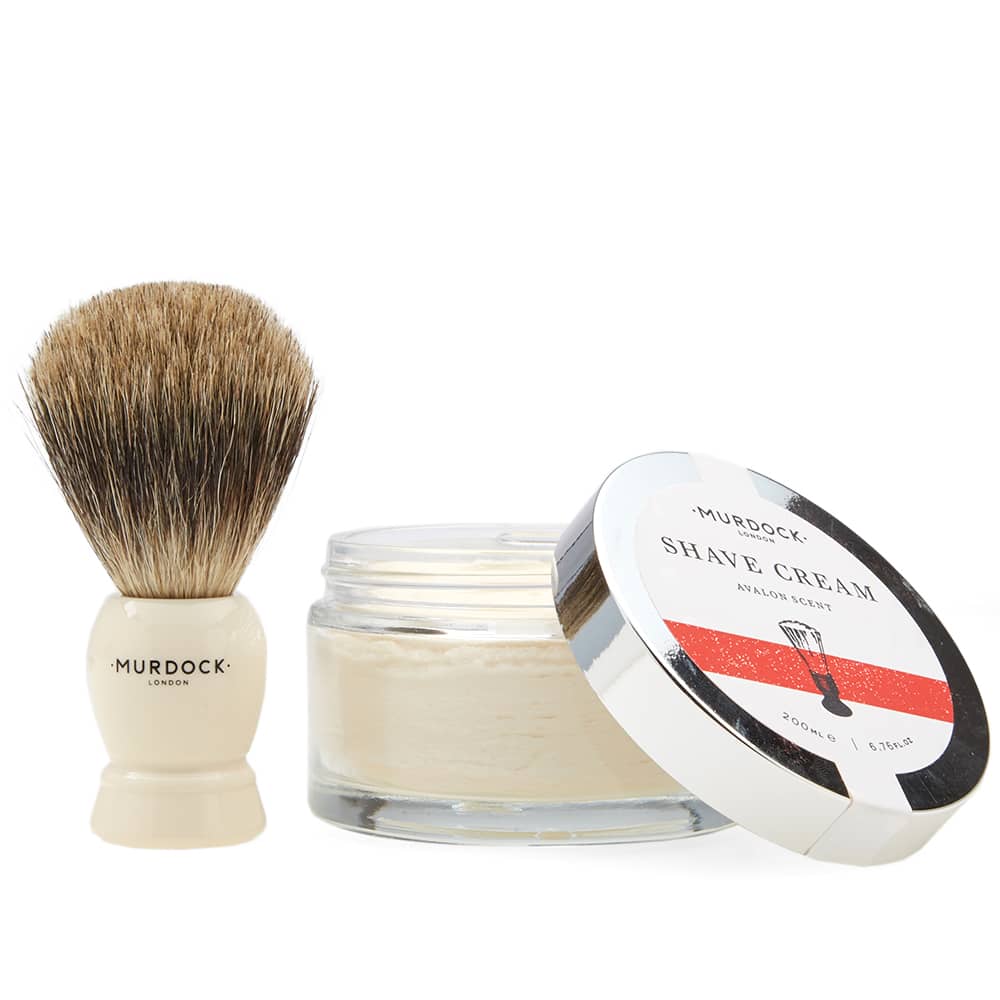 Murdock London The Traditional Shave Box Set Shave Cream & Badger Brush