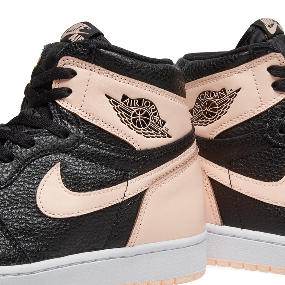 black crimson jordan 1