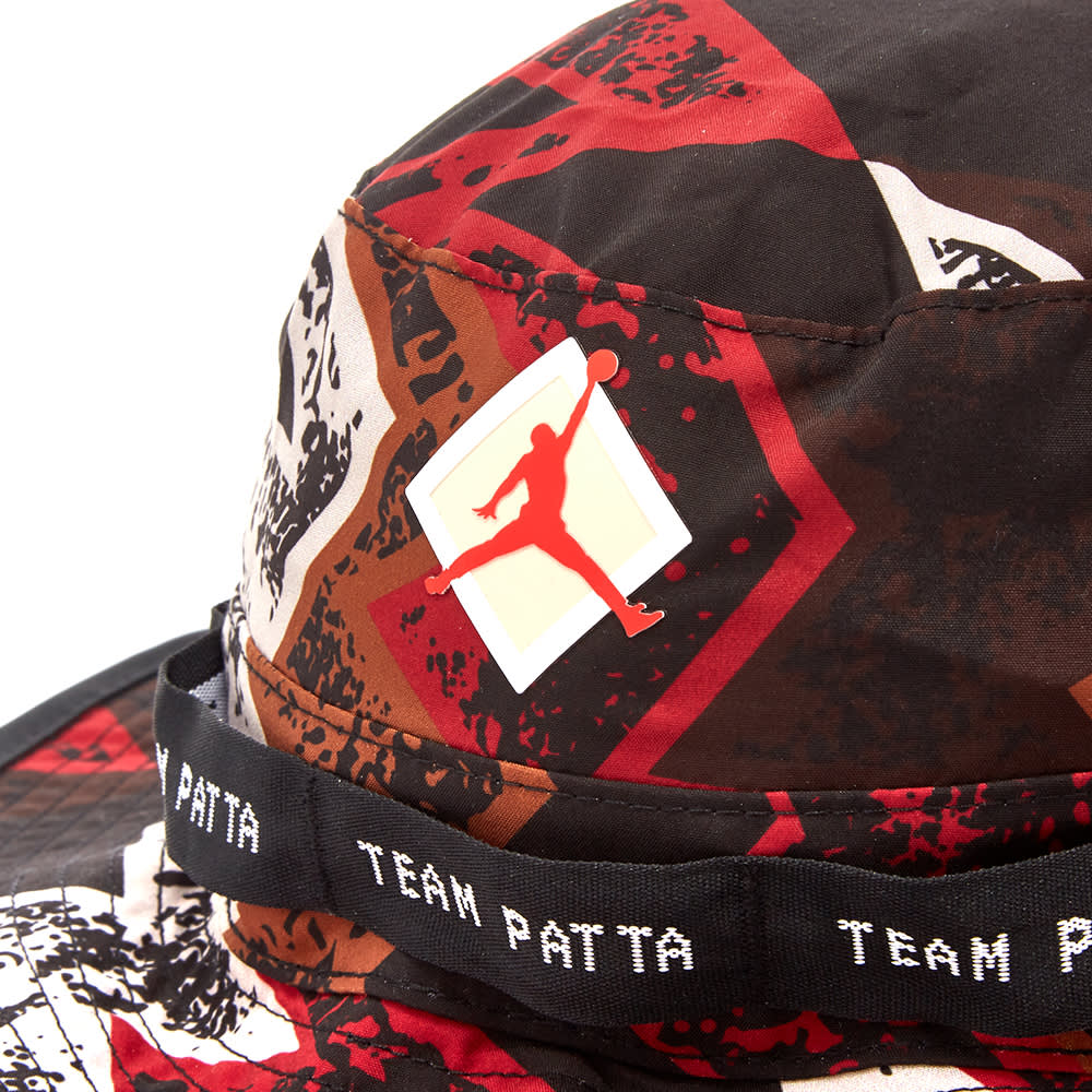 Air Jordan x Patta Jumpman Bucket Hat Black & Multi END. (CA)