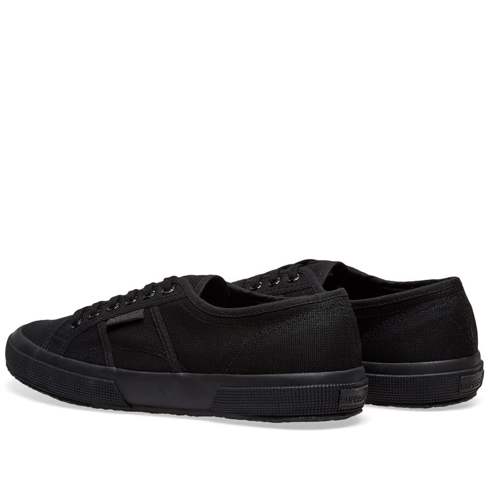 superga 2750 black leather