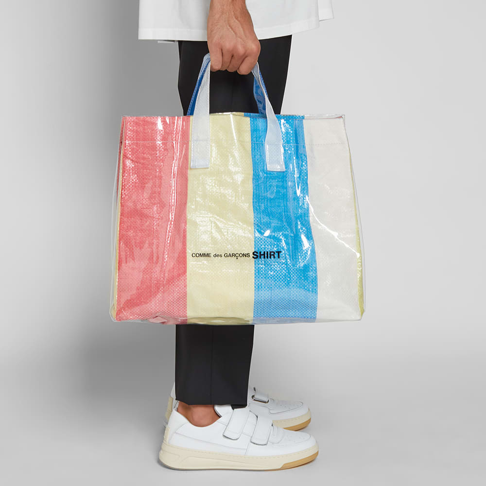 Comme des garcons shirt bed sheet tote bag clearance