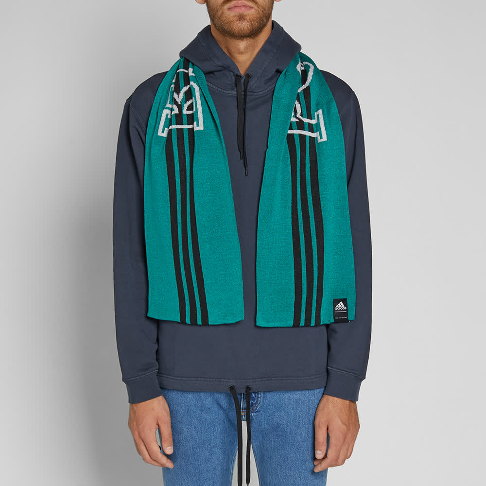 adidas scarf print jumper