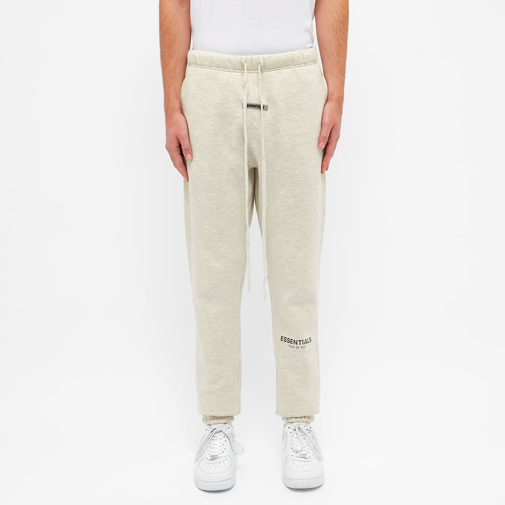 fear of god essentials sweatpants heather oatmeal