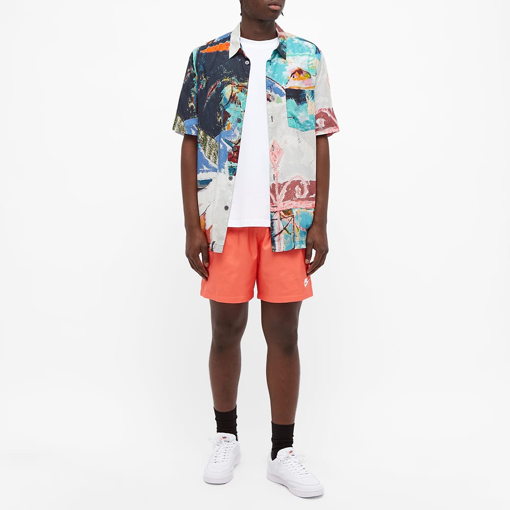 mens nike retro woven shorts