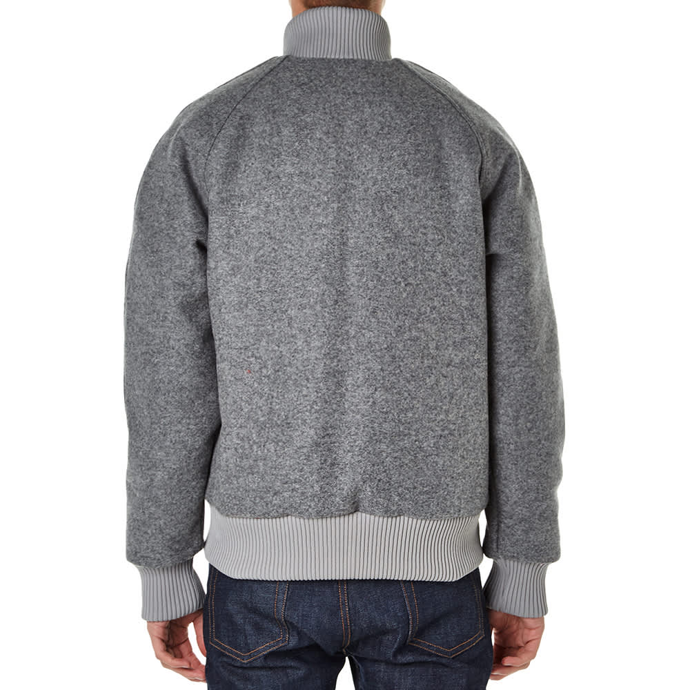 Crescent Down Works Pendleton Wool Bomber Jacket Grey Melton END. (HK)