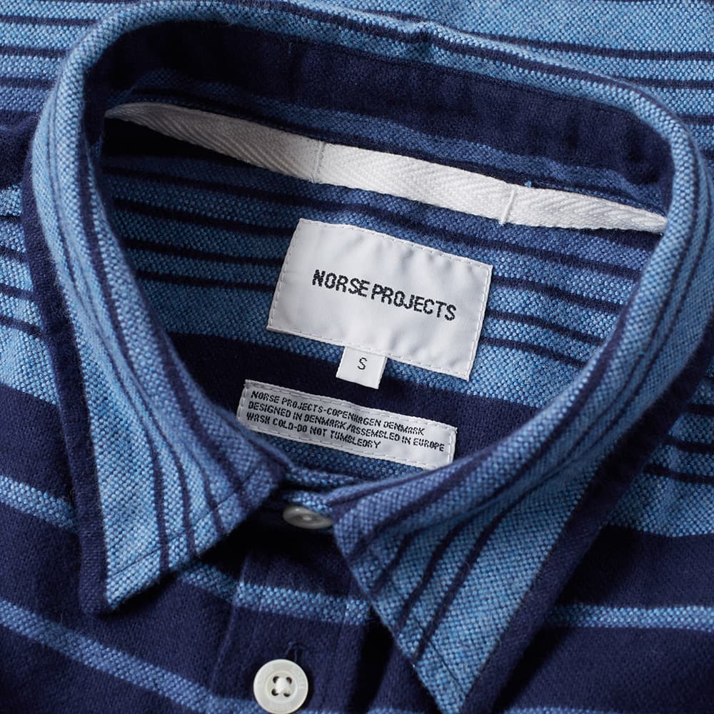 norse projects striped shirt