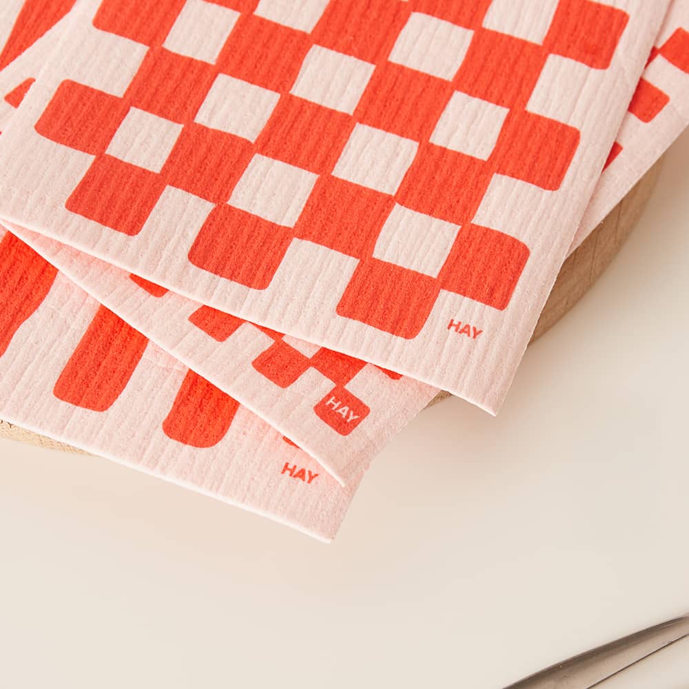 HAY Sponge Dish Cloth Set of 3 Light Pink END. (KR)