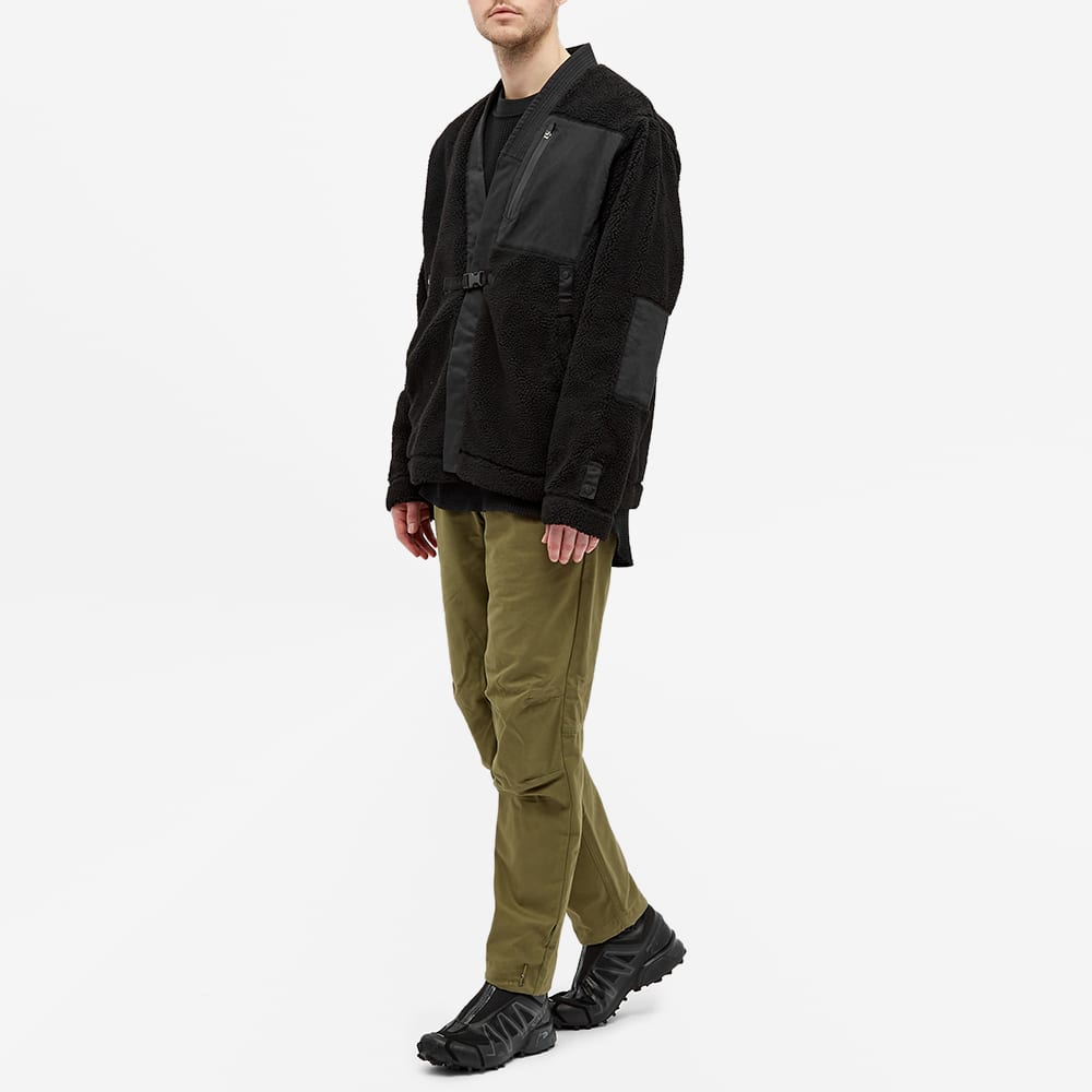 Maharishi Sherpa Fleece Kimono Black | END. (Global)