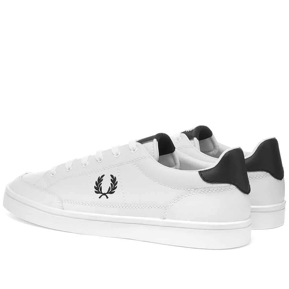 fred perry deuce leather white