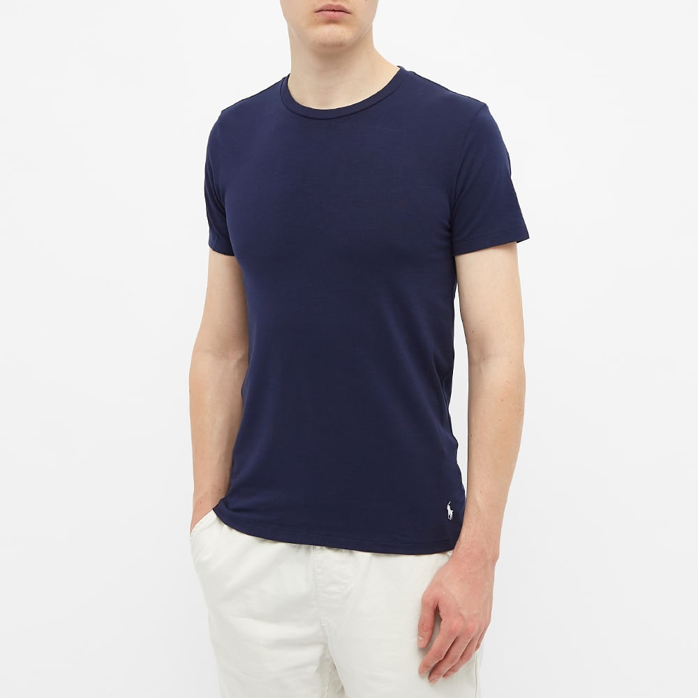 Polo Ralph Lauren Crew Base Layer Tee 2 Pack Navy END.