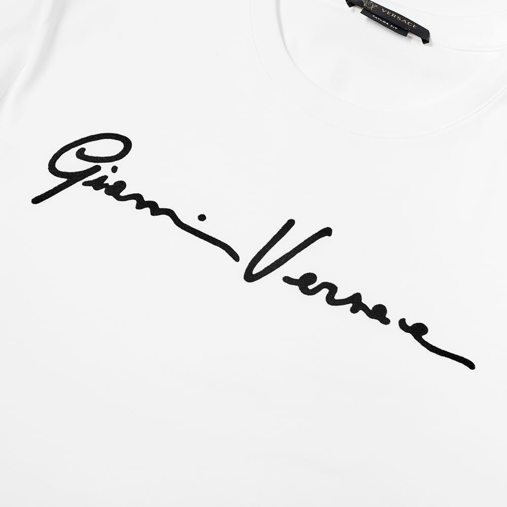 Versace Gianni Signature Logo Tee White & Black END. (RU)