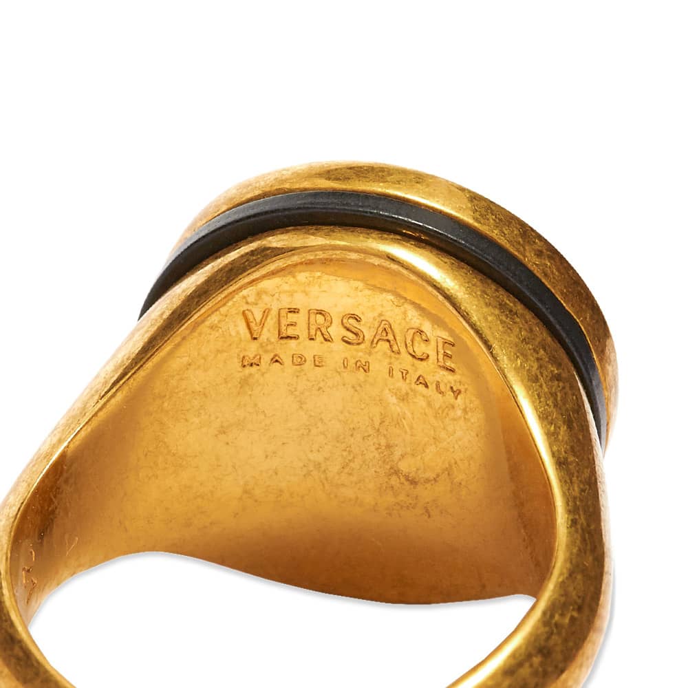 Medusa head ring versace clearance
