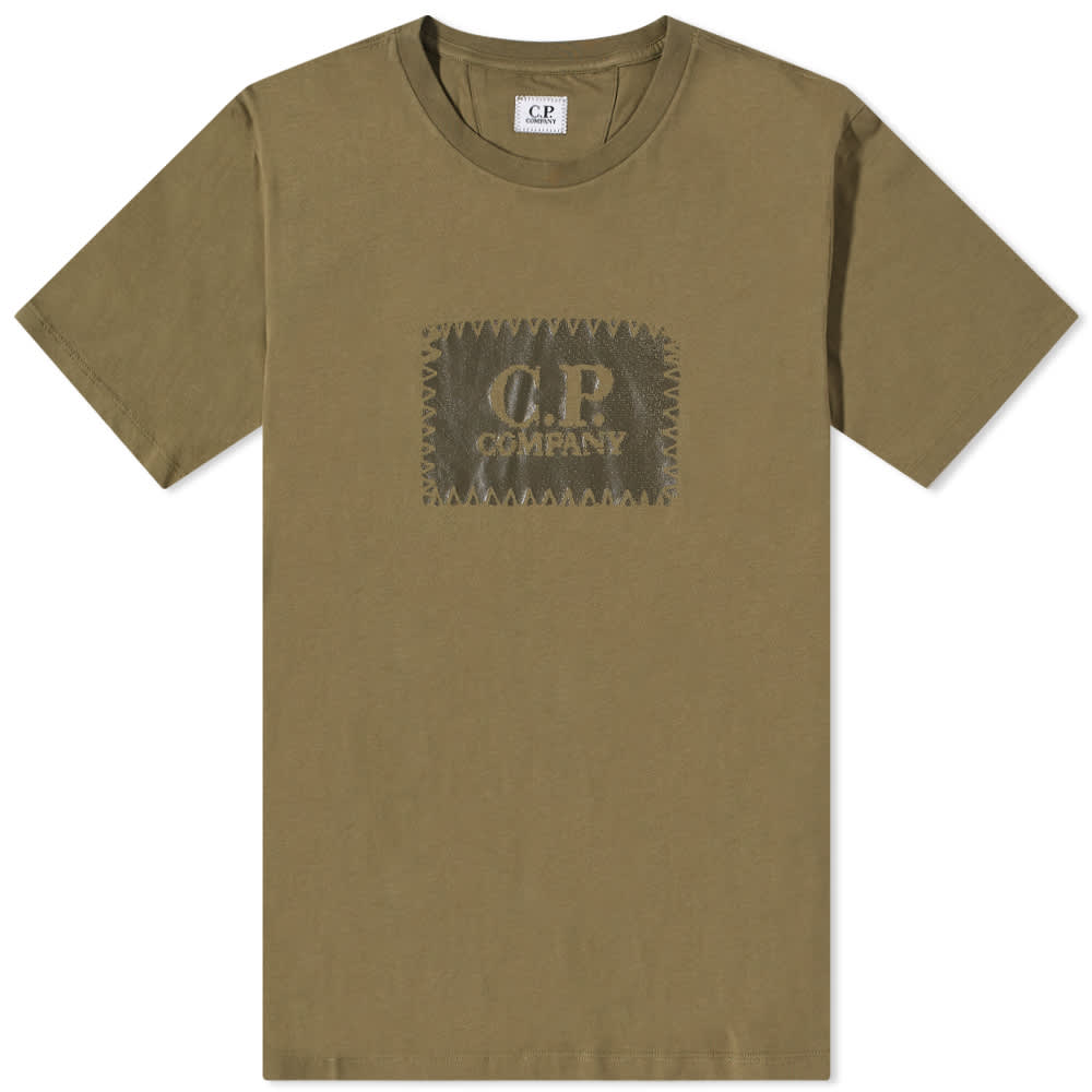 C.P. Company Stitch Block Logo Tee 