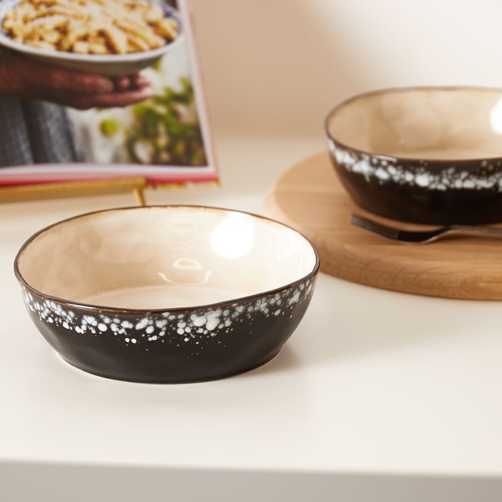 HK Living Pasta Bowls Set Of 2 Galaxy END. (Europe)