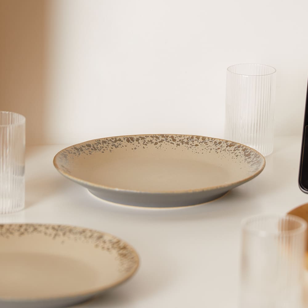 HK Living Side Plates Set Of 2 Bark END.