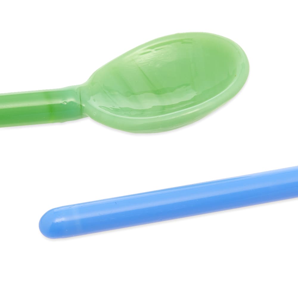 HAY Glass Spoons Set Of 2 Sky Blue & Green END.