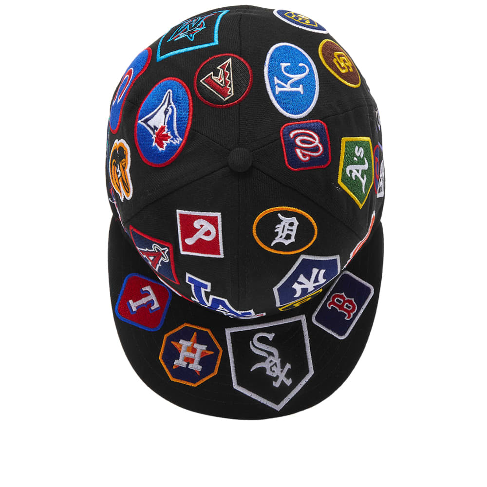 New Era MLB AllOver Logo 59Fi Black END. (JP)