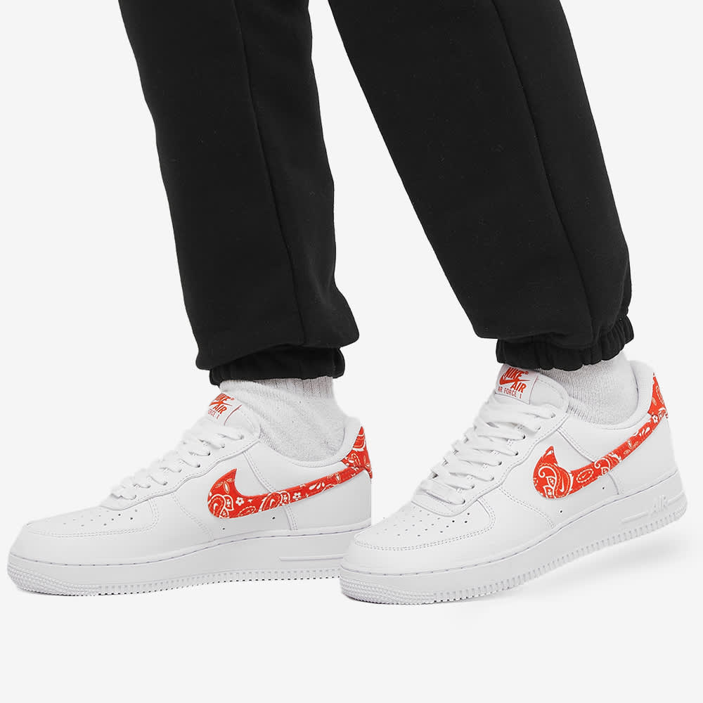 Nike Air Force 1 '07 'Bandana' W White & Rush Orange | END. (TW)