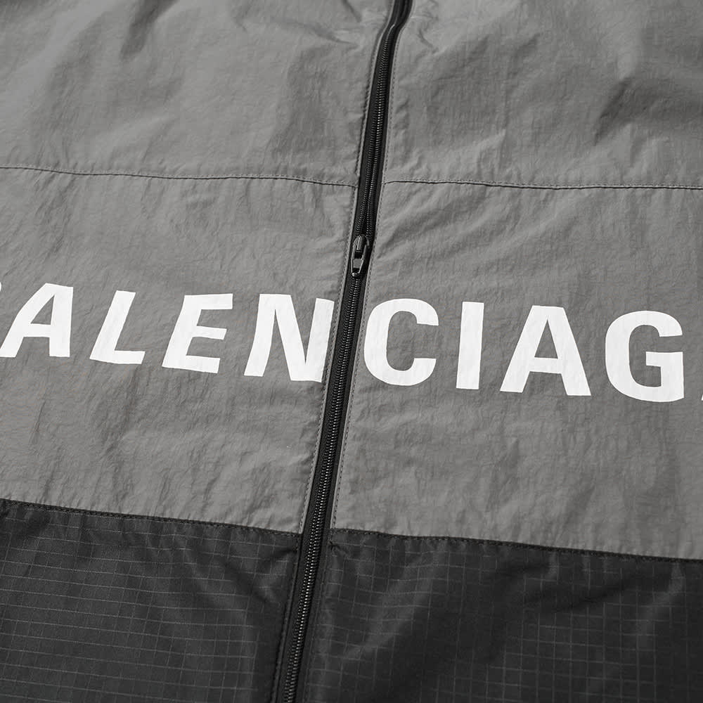 balenciaga windbreaker womens grey