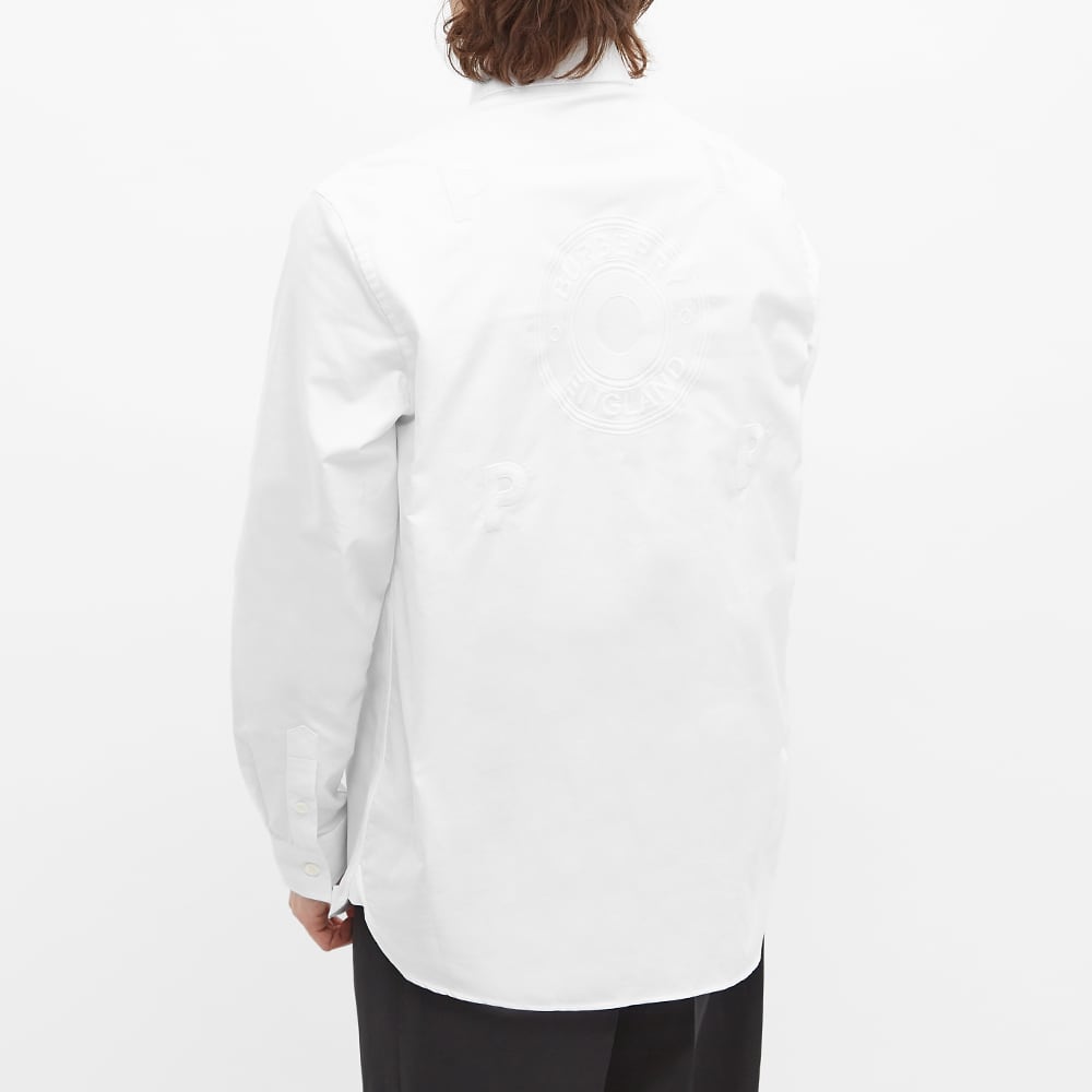 burberry white button down
