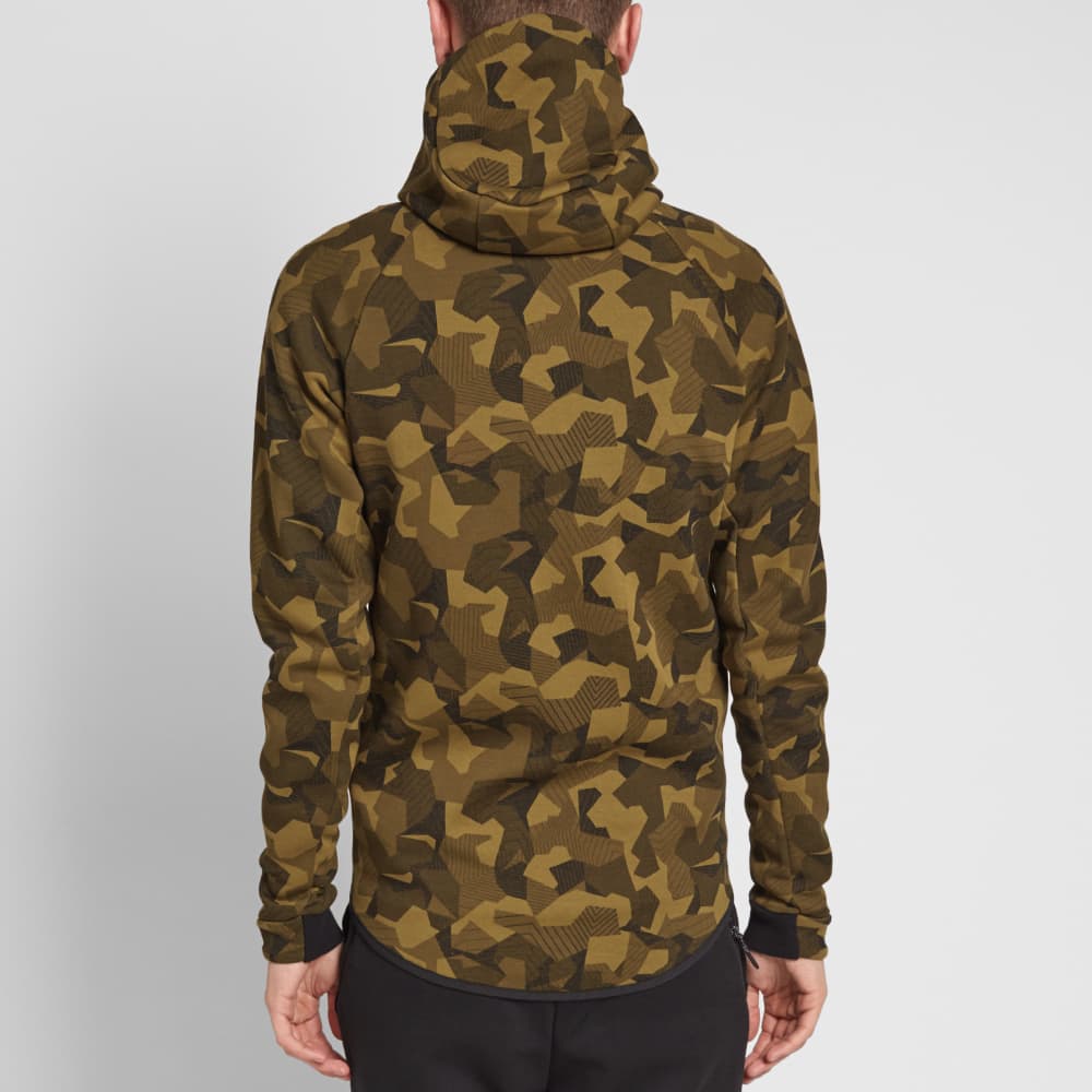 Nike Tech Fleece Camo Windrunner Olive Flak & Black | END. (CA)