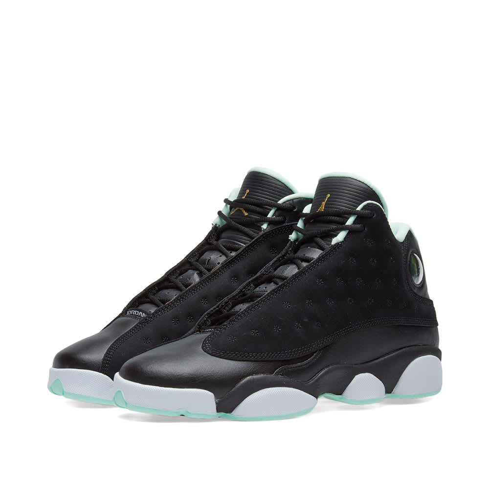 Mint and black jordans clearance