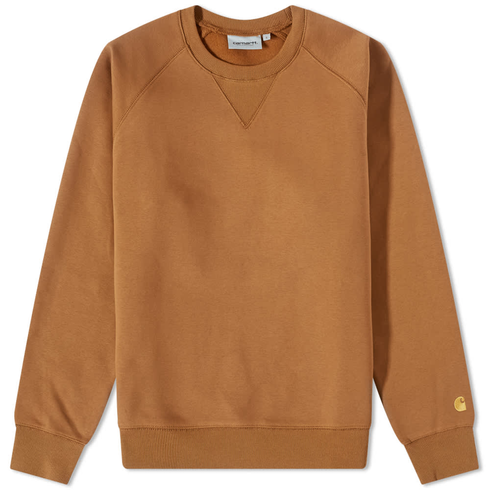 Carhartt chase sweatshirt hamilton brown Clearance