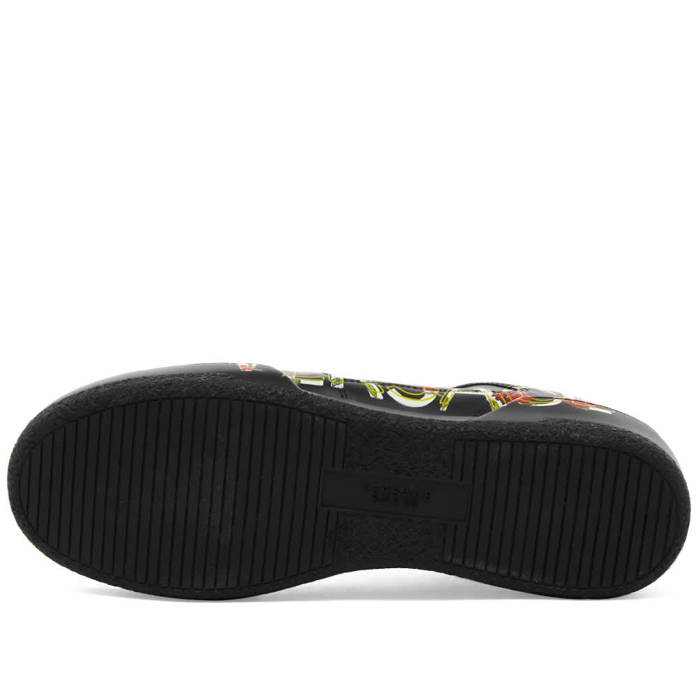 Versace Side Logo Tennis Sneaker Black & Multi END. (US)