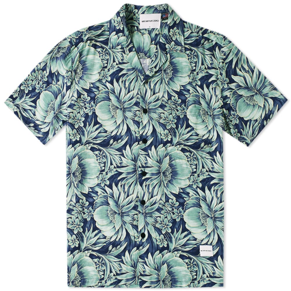 MKI Floral Vacation Shirt Navy | END. (US)