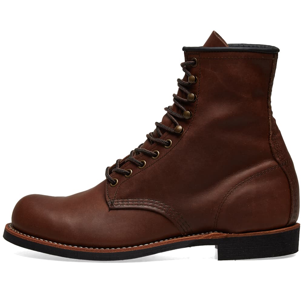 Red Wing 2943 Heritage Work 8&quot; Harvester Boot Amber