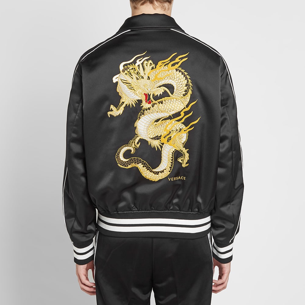Versace Medusa & Dragon Varsity Jacket Black END. (UK)