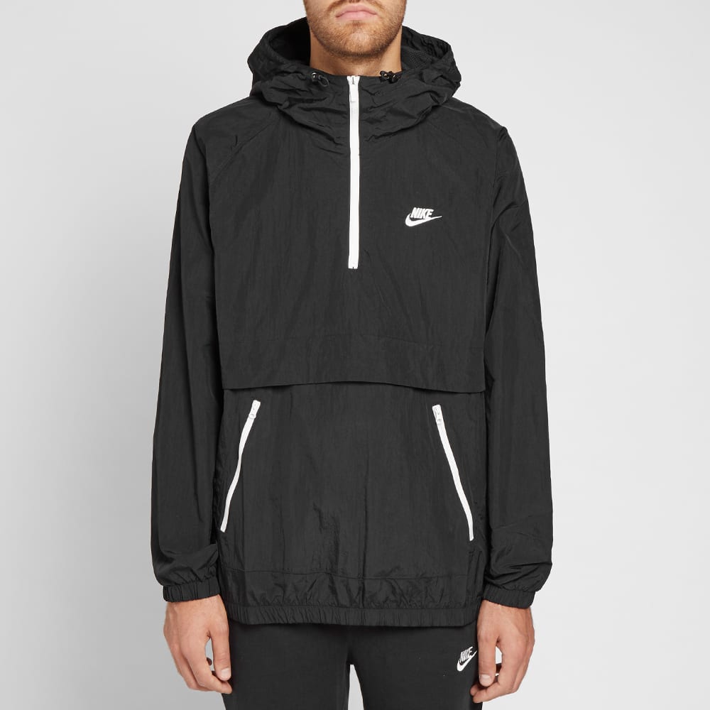 nike anorak black