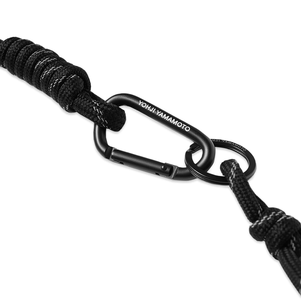 Y3 CH3 Cord Lanyard Black & Silver Reflective END. (US)