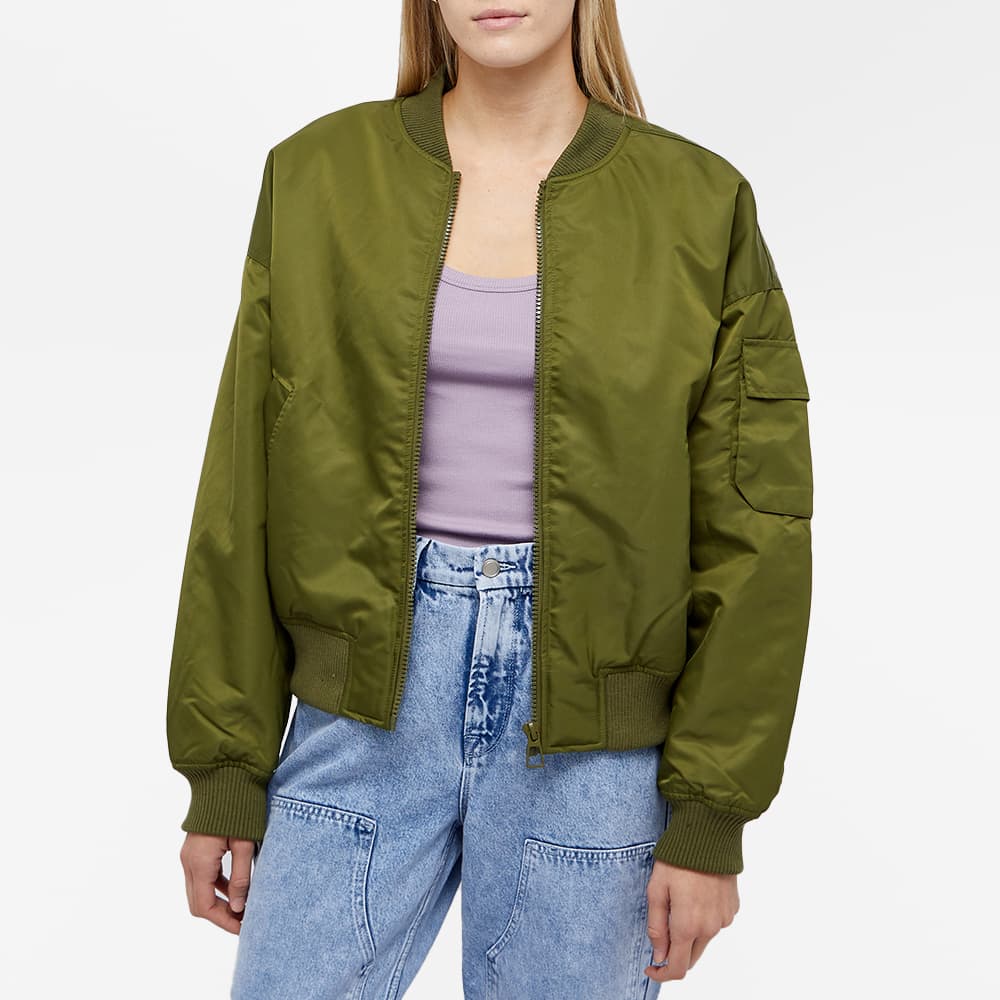 Good American Bomber Jacket Juniper Green END. (DK)