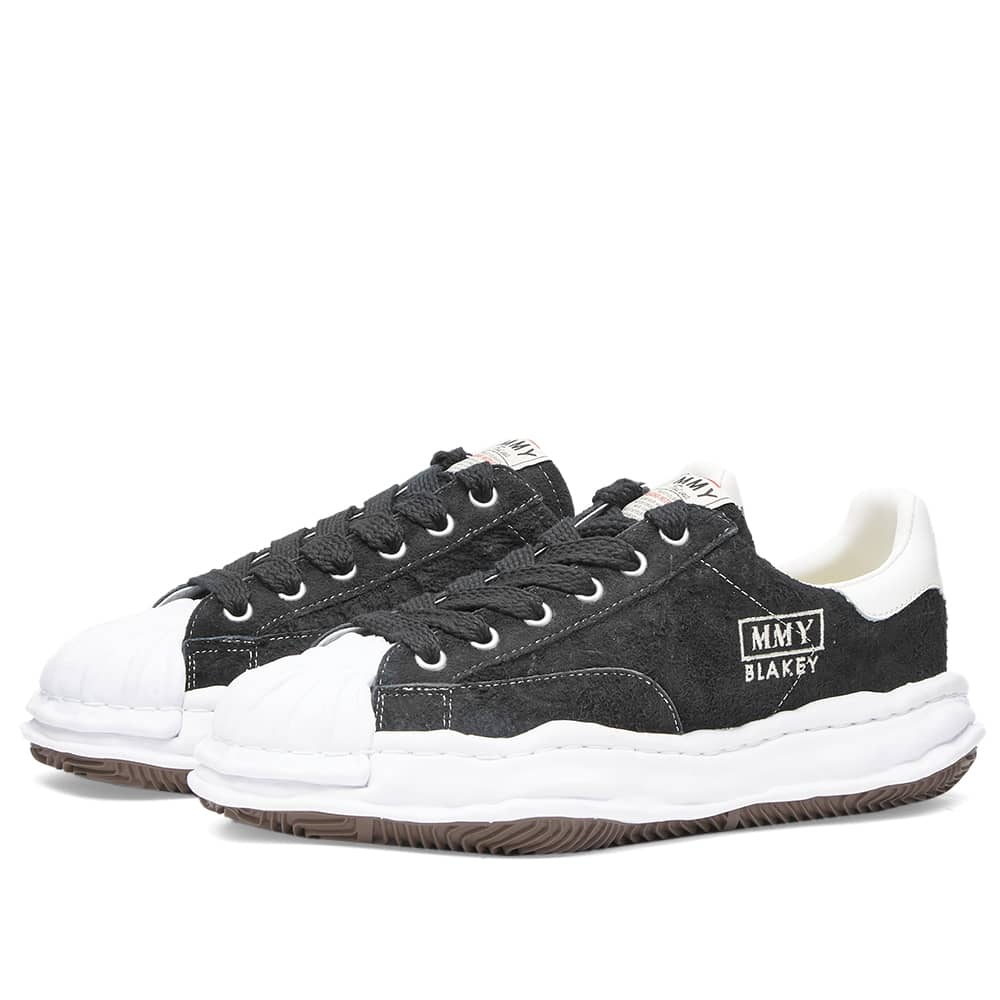 Maison MIHARA YASUHIRO Blakey Low Original Sole Broken Suede Black ...
